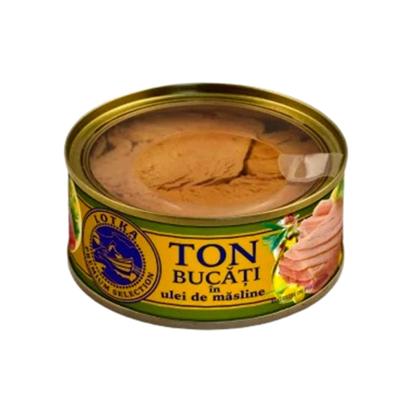 TON BUCATI IN ULEI DE MASLINE LOTKA 160 GR
