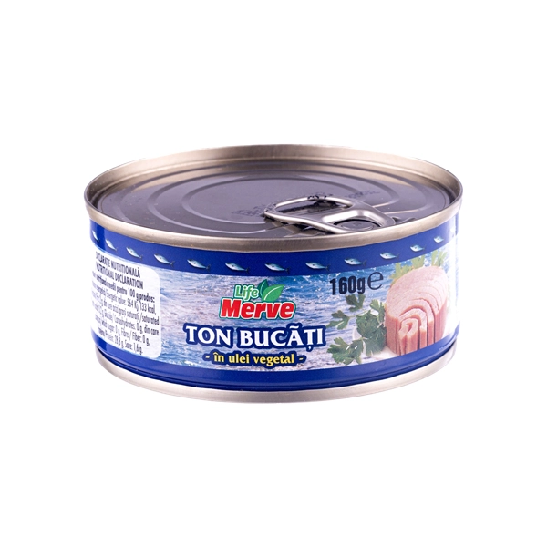 TON BUCATI IN ULEI VEGETAL MERGE 160 GR