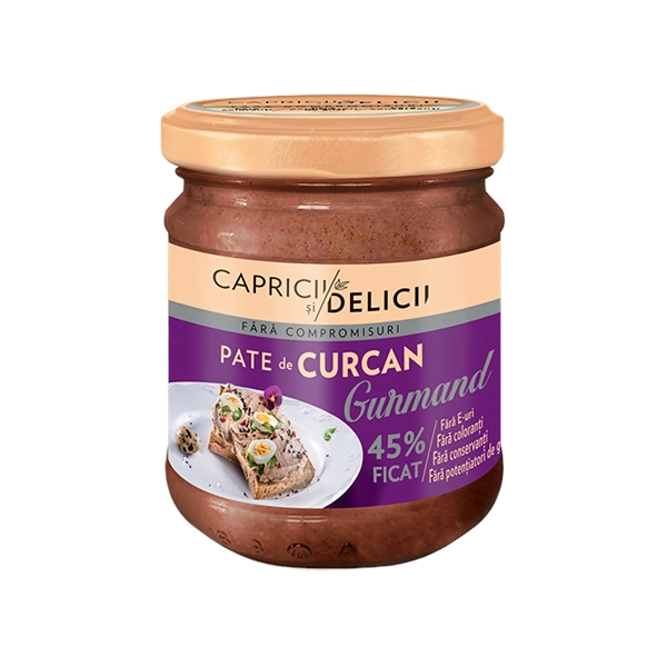 PATE CURCAN GURMAND MANDY CAPRICII SI DELICII 180 GR