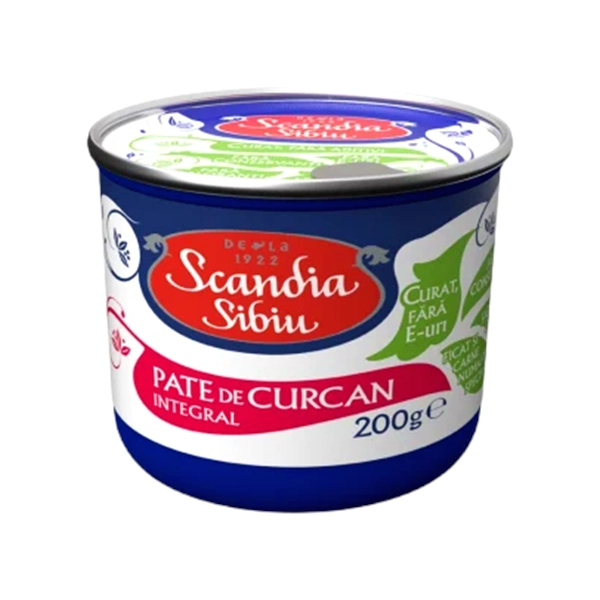 PATE DE CURCAN SCANDIA SIBIU 200 GR