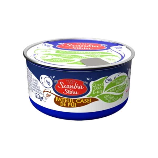 PATE UL CASEI DE PUI SCANDIA SIBIU 120 GR