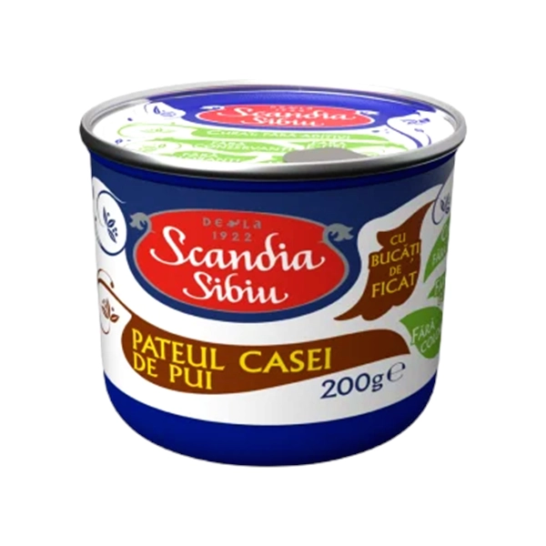 PATE UL CASEI DE PUI SCANDIA SIBIU 200 GR