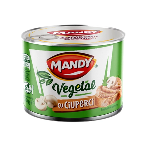 PATE CIUPERCI VEGETAL MANDY 200 GR