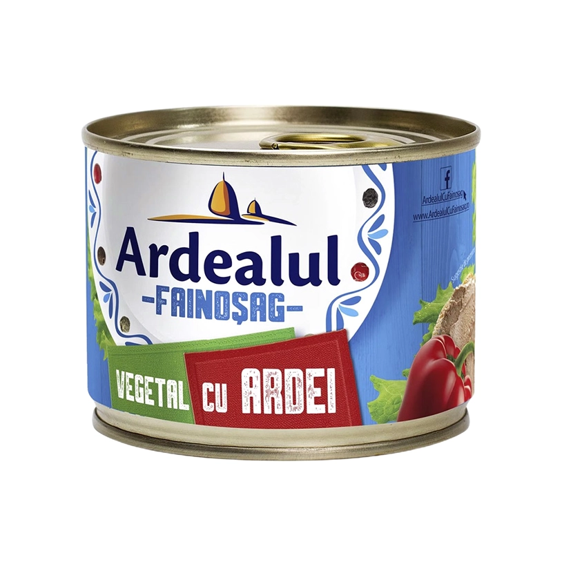 PATE VEGETAL CU ARDEI ARDEALUL 200 GR