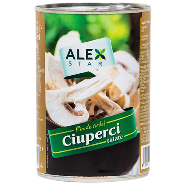 CIUPERCI TAIATE CUTIE ALEX STAR 400 GR