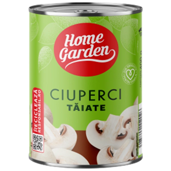 CIUPERCI TAIATE HOME GARDEN CONSERVA 400 GR
