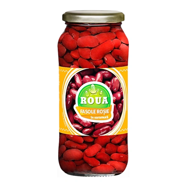 CONSERVA FASOLE ROSIE IN SARAMURA ROUA 540G