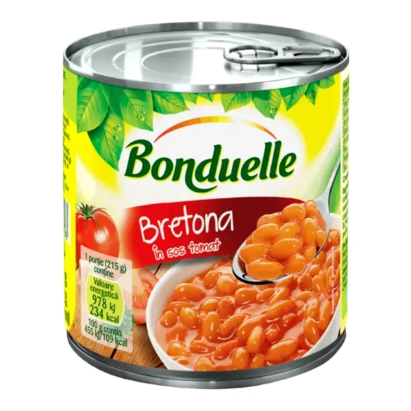 FASOLE ALBA BOABE IN SOS TOMAT BONDUELLE 400 GR