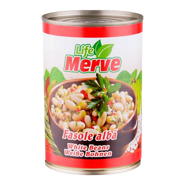 FASOLE ALBA CUTIE MERVE 400 GR