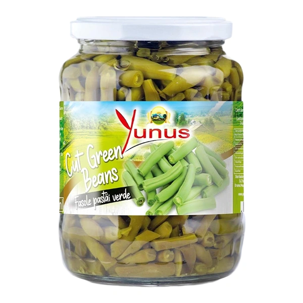 FASOLE PASTAI VERDE BORCAN 720ML YUNUS 675 GR