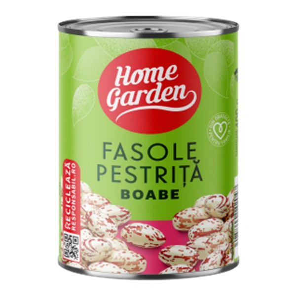FASOLE PESTRITA CONSERVA HOME GARDEN 400 GR