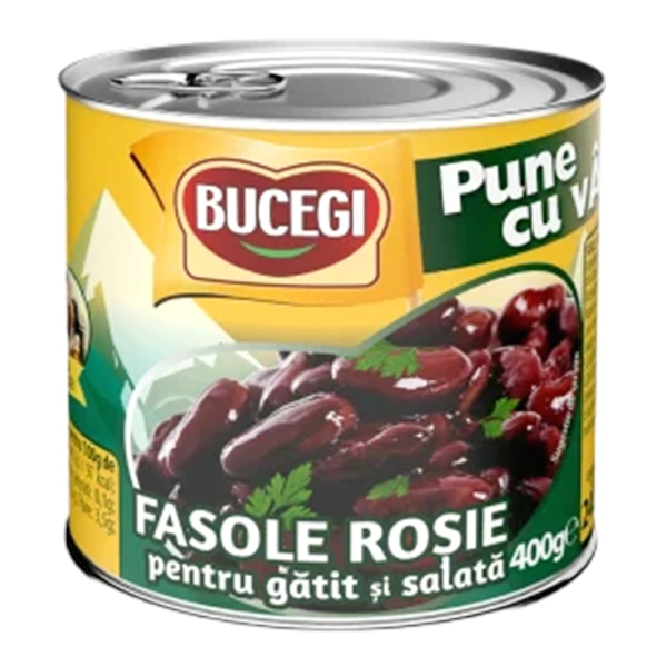 FASOLE ROSIE PENTRU GATIT SI SALATA BUCEGI 400 GR