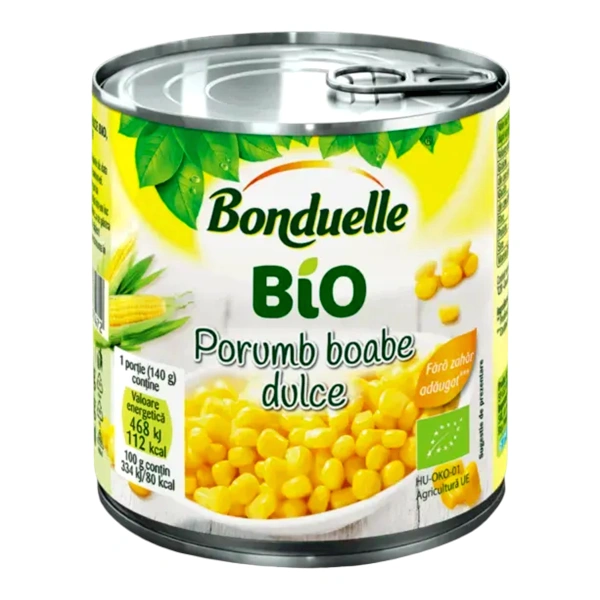 PORUMB BOABE DULCE BIO BONDUELLE 425 GR