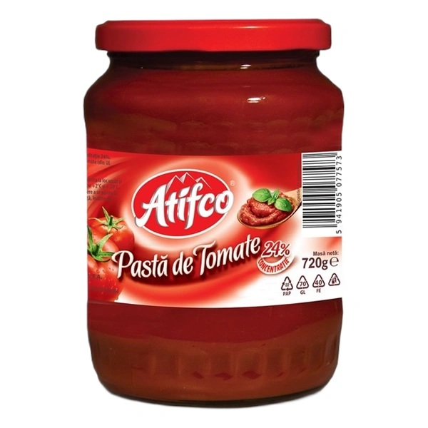 PASTA DE TOMATE 24% ATIFCO 720 GR