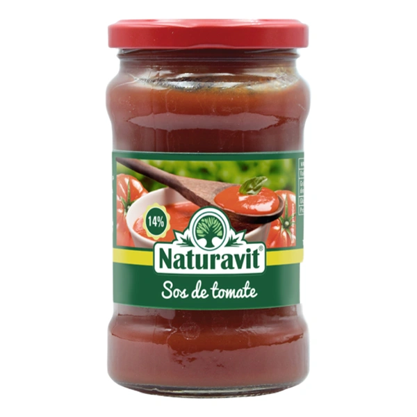 SOS DE ROSII TOMATE NATURAVIT 314 GR
