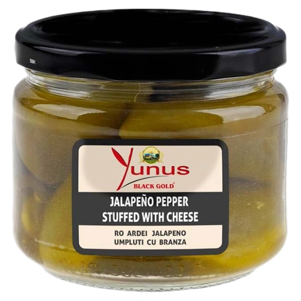 ARDEI JALAPENO 290G IN ULEI UMPLUTI CU BRANZA BORCAN YUNUS