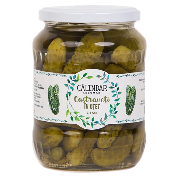 CASTRAVETI IN OTET 3 6CM CALINDAR LEGUMAR 680 GR