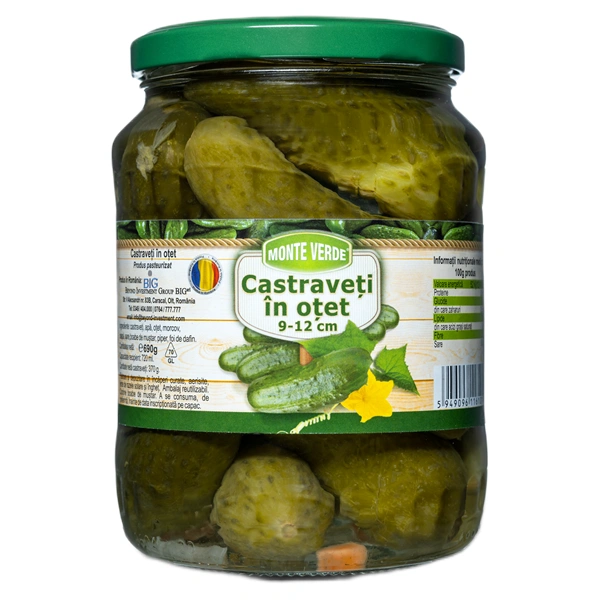 CASTRAVETI IN OTET 9 12CM MONTE VERDE 720 ML