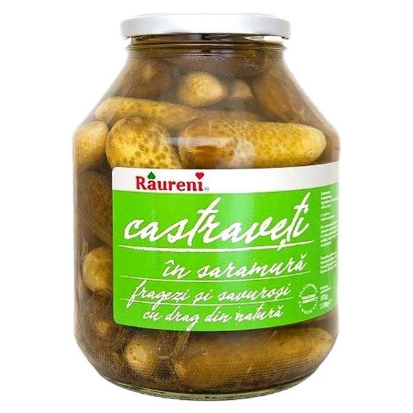 CASTRAVETI IN SARAMURA RAURENI 1700 ML 4 UND