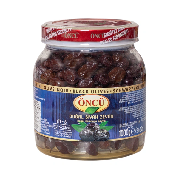 MASLINE NEGRE NATURALE M S 261 320 PET BORCAN 1000G ONCU