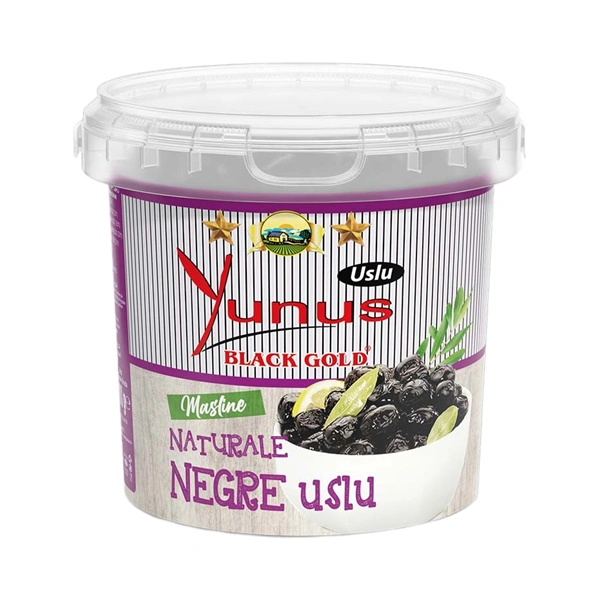 MASLINE NEGRE NATURALE USLU SELE GALETUSA 700 G YUNUS