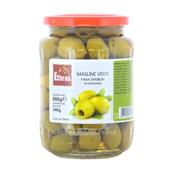 MASLINE VERZI FARA SAMBURI IN SARAMURA ETHRAS 680 GR