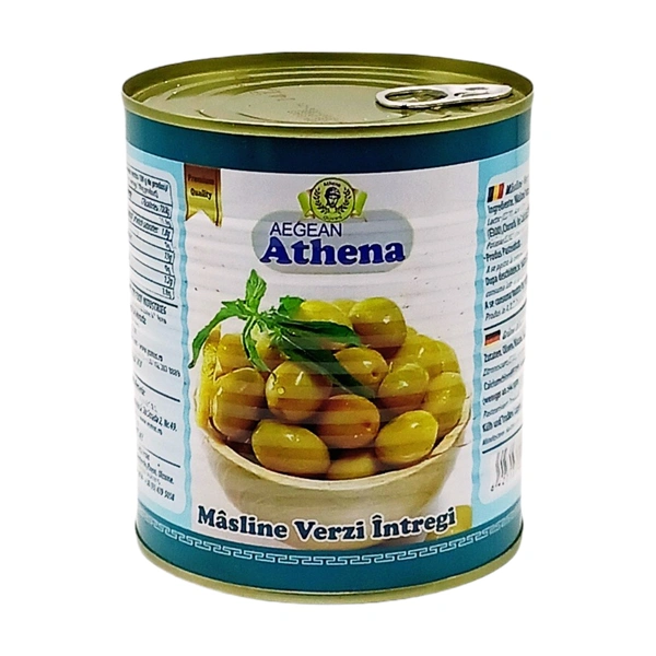 MASLINE VERZI INTREGI CUTEI 400G ATHENA